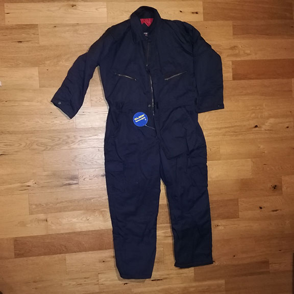 New Click Work Wear Navy Blue Quilted Thermal Boiler Suit Size 46 ...